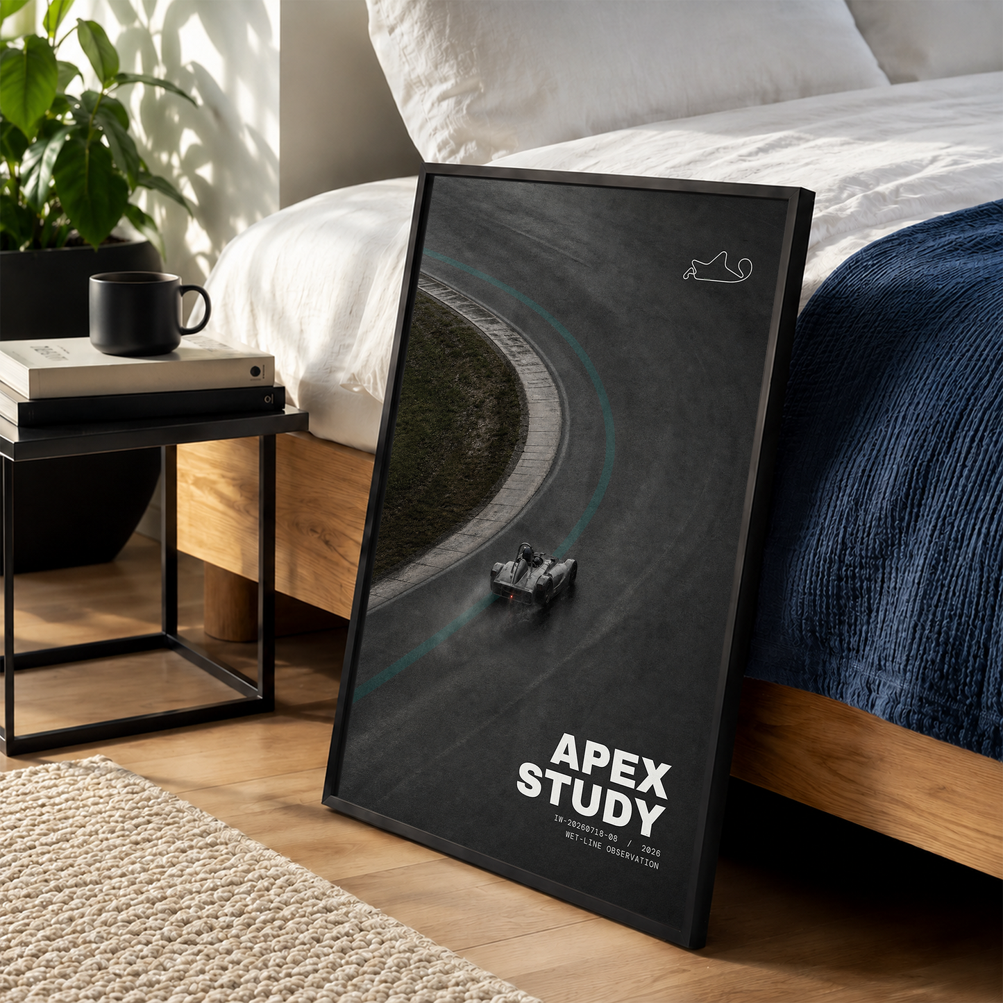 Apex Study poster — bedroom setting